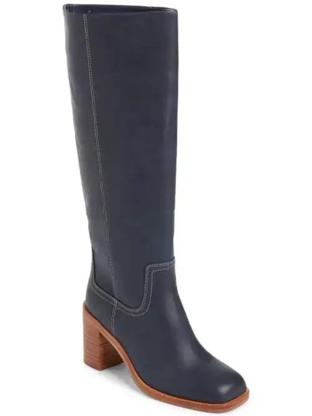 Steve Madden Navy Leather  Riggs  7.5